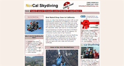 Desktop Screenshot of norcalskydiving.com