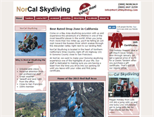 Tablet Screenshot of norcalskydiving.com